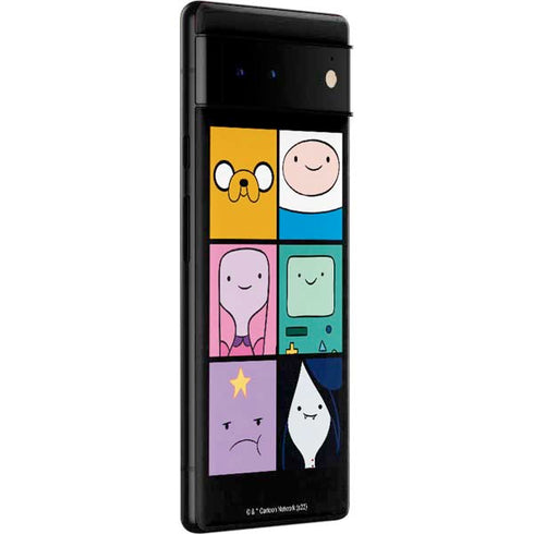 Adult Swim Adventure Time Character Tiles Google Pixel 6 Skin